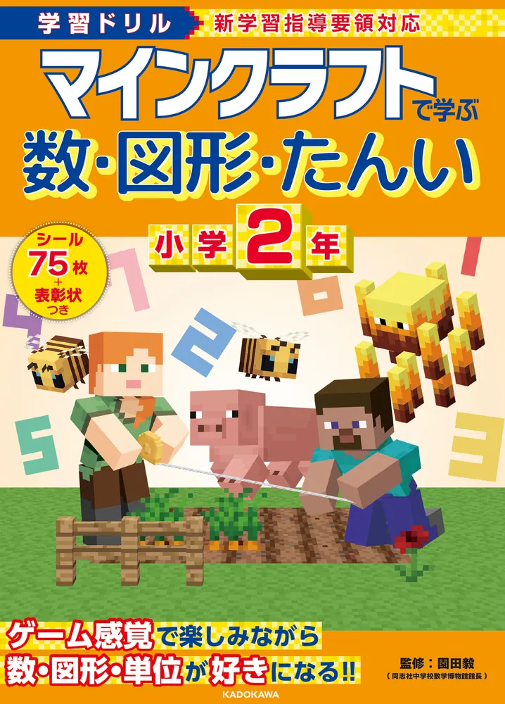 学習ドリル　マインクラフトで学ぶ数・図形・たんい　小学２年